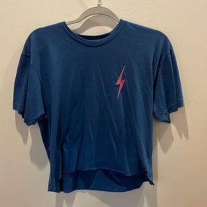 Aviator nation cropped tee